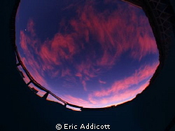 Another bottom-of-pool sunset from Terra Linda, California. by Eric Addicott 